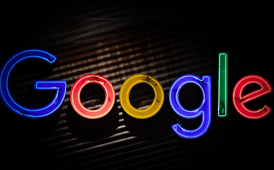 Téléphone affichant une recherche Google