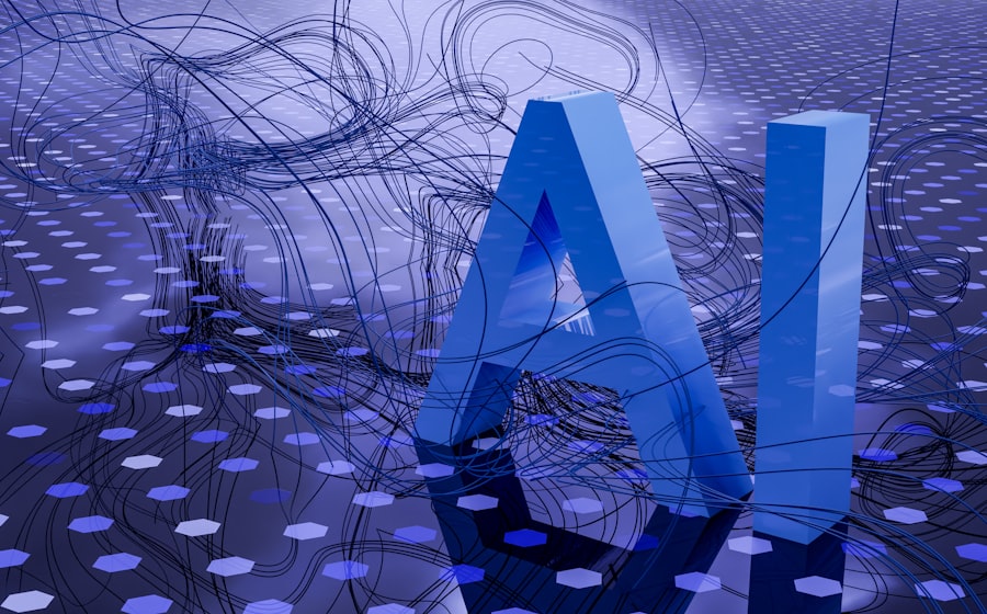 Représentation abstraite d'une intelligence artificielle